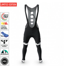 BJORKA Team Winter Black White cycling tights 2022