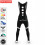 BJORKA Team Winter Black White cycling tights 2022