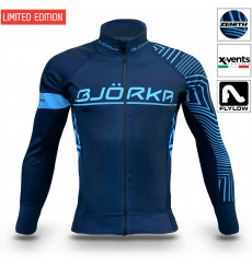 BJORKA Zenith Marine Blue thermal winter cycling jacket