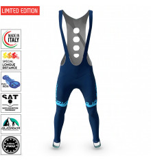 BJORKA Team Winter Turquoise Blue cycling tights 2022