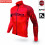 BJORKA veste thermique vélo hiver Zenith Rouge Noir 2022