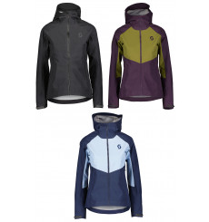 SCOTT EXPLORAIR LIGHT DRYO 3 LAYER MTN women's winter jacket with hood 2022