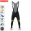 BJORKA Team Winter Black Yellow Fluorescent cycling tights 2022