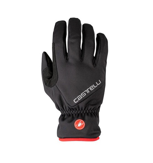 Gants vélo hiver et pluie Castelli Diluvio C 2024 Noir