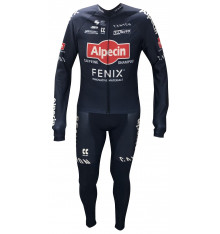 ALPECIN-FENIX winter cycling set with long sleeve jersey 2022