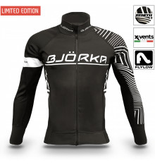 BJORKA Zenith Black / White thermal winter cycling jacket