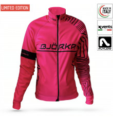 BJORKA Zenith Pink thermal winter women's cycling jacket 2022