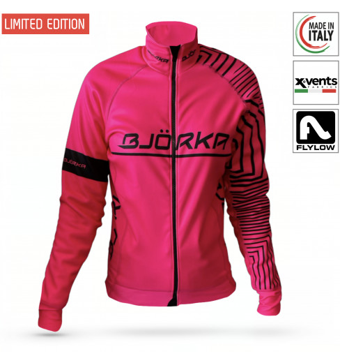 BJORKA veste thermique femme vélo hiver Zenith Rose 2022 CYCLES ET