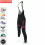 BJORKA Premium Black / Pink winter women's bib tights 2022