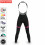 BJORKA Premium Black / Pink winter women's bib tights 2022
