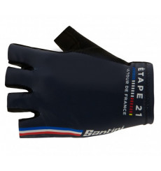 SANTINI Trionfo Tour de France summer cycling gloves - 2022