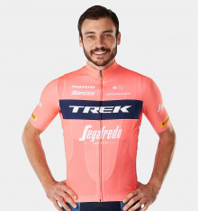 TREK SEGAFREDO Replica training pink short sleeve jersey 2023