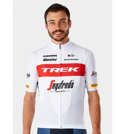 Maillot vélo manches courtes Replica TREK SEGAFREDO blanc 2022