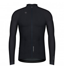 GOBIK Pacer SOLID JET BLACK unisex long sleeve cycling jersey 2022