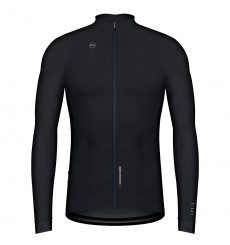 GOBIK Pacer SOLID JET BLACK unisex long sleeve cycling jersey 2022