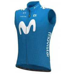 MOVISTAR windbreaker cycling vest 2021