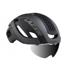 LAZER casque route BULLET 2.0 avec verre et lumière LED Mat Titanium 2022