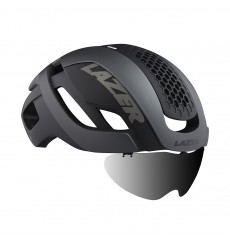 LAZER Bullet 2.0 road helmet with lens and LED light