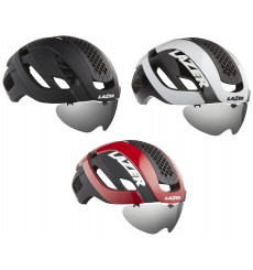 LAZER Bullet 2.0 road helmet with lens and LED light