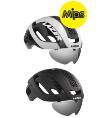 LAZER Bullet 2.0 MIPS road helmet with lens and LED light