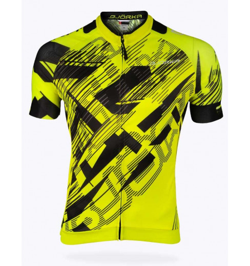 BJORKA Fusion yellow short sleeve jersey