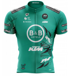 B&B HOTELS P/B KTM summer cycling jersey 2022