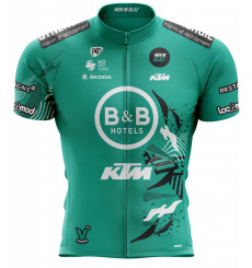 Maillot cycliste manches courtes B&B HOTELS P/B KTM 2022