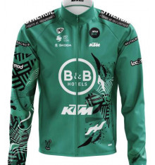 B&B HOTELS P/B KTM winter cycling jacket 2022