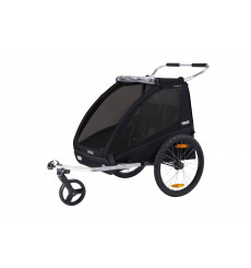 THULE remorque vélo Coaster XT Biplace Noir 2022
