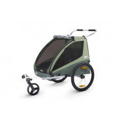 THULE remorque vélo Coaster XT Biplace Vert Kaki 2022