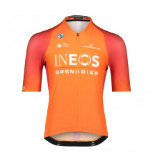 INEOS GRENADIERS maillot velo manches courtes Icon Training orange 2022