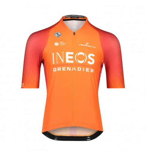 INEOS GRENADIERS maillot velo manches courtes Icon Training orange 2022