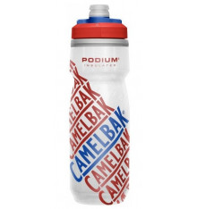 CAMELBAK bidon velo isotherme Podium Chill Insulated - 620 ml / 21 oz - Race edition rouge