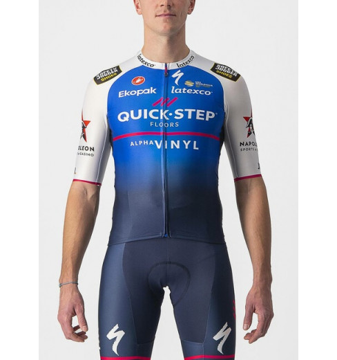 QUICK-STEP ALPHA VINYL maillot vélo manches courtes Aero Race 6.1 2022 