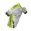ALPE D'HUEZ fluo yellow-white short sleeves jersey