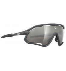 AZR lunettes de vélo ATTACK RX Gris Matte / Gris avec coffret