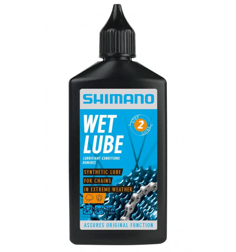 SHIMANO lubrifiant Wet Lube Conditions Humides - 100 ml 