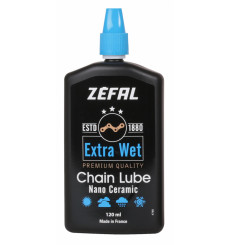 ZEFAL Extra Wet Lube Ceramic Chain Lubricant - All Conditions - 120ml