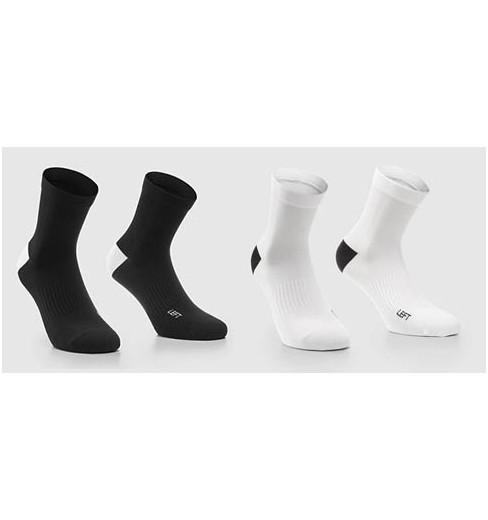 ASSOS Essence Low summer cycling socks - Twin Pack