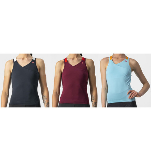 CASTELLI haut à bretelles femme Solaris