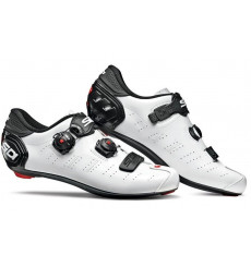Chaussures vélo route SIDI Ergo 5 Mega blanc noir mat carbon Composite 