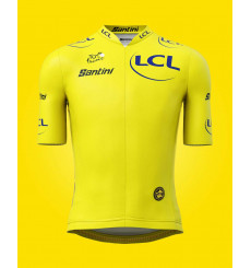 Santini Tour de France Leader Yellow cycling jersey
