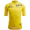 SANTINI maillot vélo manches courtes Tour de France Haut de gamme  Leader - Jaune 2024