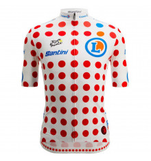 SANTINI Tour de France Replica polkat-dots jersey 2022