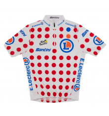 SANTINI maillot vélo enfant à pois Tour de France 