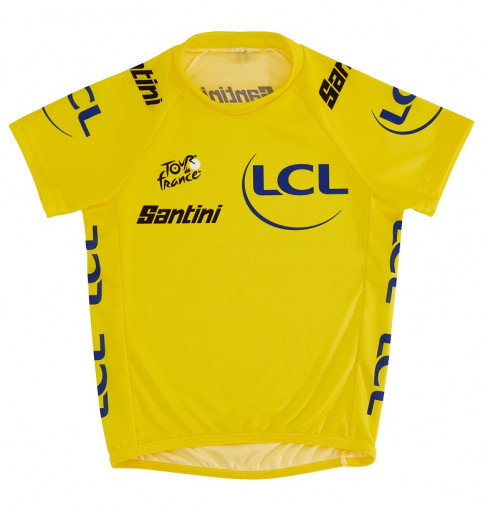 SANTINI MAILLOT VELO bebe TOUR DE FRANCE LEADER JAUNE CYCLES ET SPORTS
