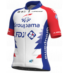 GROUPAMA FDJ maillot vélo manches courtes enfant 2022