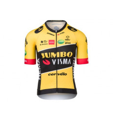 TEAM JUMBO VISMA maillot vélo manches courtes Premium Aero 2022