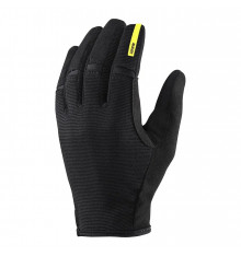MAVIC Essential Black cycling long fingers gloves 2021