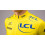 SANTINI maillot vélo manches courtes Tour de France Haut de gamme  Leader - Jaune 2024